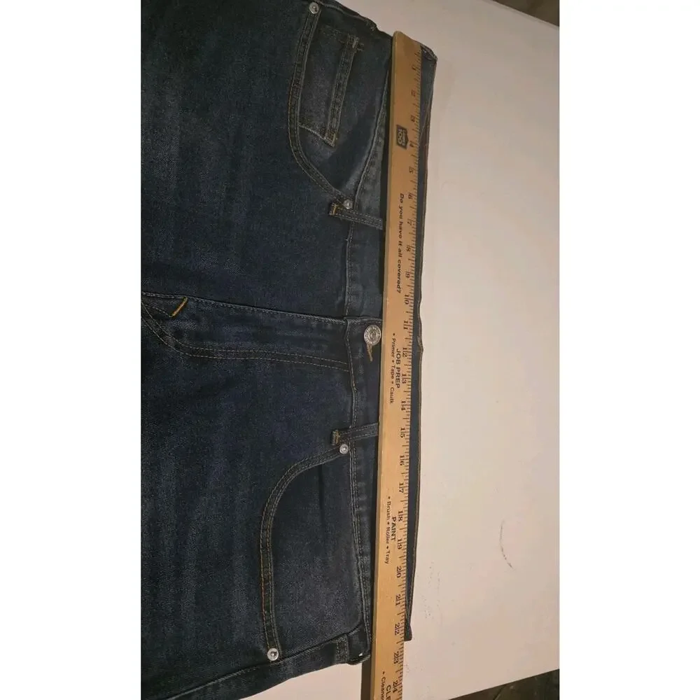 True Religion Geno Relax Slim Jeans Men’s 42 Dark Wash World Tour White Tag
